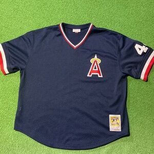 California (Los Angels) Angels throwback jersey